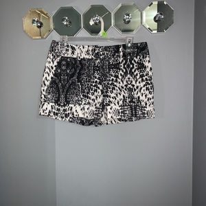 New York & Company Snake Print Shorts